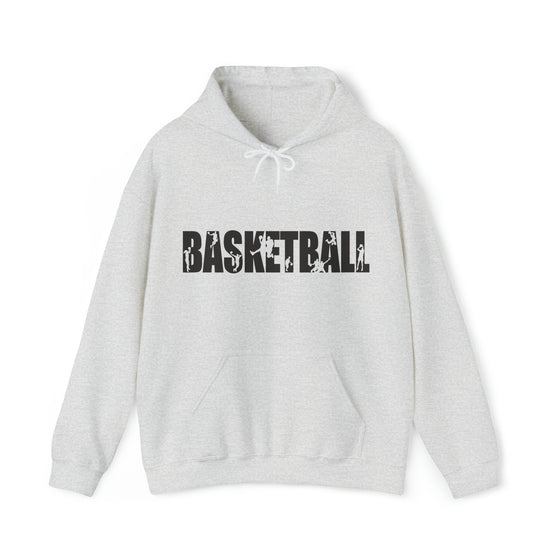Basketball B-Ball Silhouette Sport | Unisex Hooded Hoodie Sweatshirt | Embrace Your Vibe
