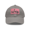 Bike Hat | MTB Mountain Bike Leather Patch Baseball Cap