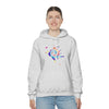 Chill Stitch – Peace Sign Color Splat - Unisex Hooded Hoodie Sweatshirt – Embrace Your Vibe