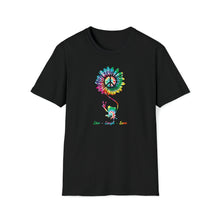  Hippie Shirt | Earth Peace Designs |  Peace Love Frog  | Unisex Soft Style T-Shirt