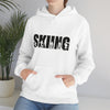 Chill Stitch – Skiing Sport - Unisex Hooded Hoodie Sweatshirt – Embrace Your Vibe