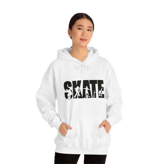 Chill Stitch – Skate Boarding Sport - Unisex Hooded Hoodie Sweatshirt – Embrace Your Vibe