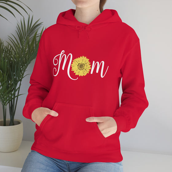 Chill Stitch – Mom Sunflower - Unisex Hooded Hoodie Sweatshirt – Embrace Your Vibe