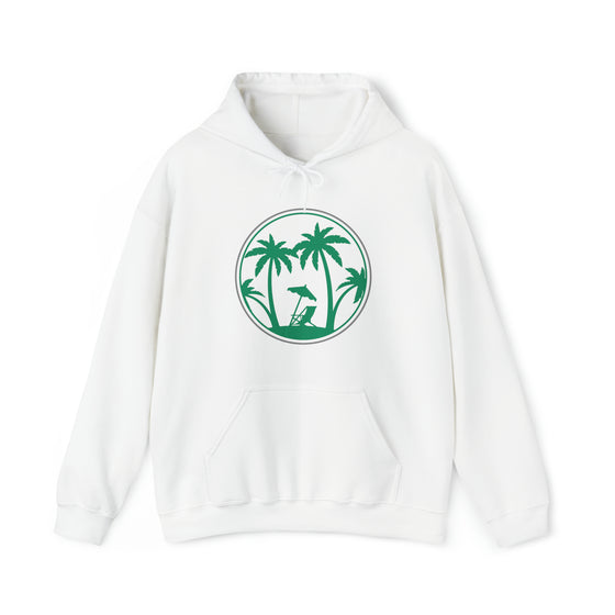 Beach Sweatshirt | Tree of Life Palm Beach | Unisex Hooded Hoodie Sweatshirt