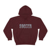 Chill Stitch – Soccer Sport - Unisex Hooded Hoodie Sweatshirt – Embrace Your Vibe