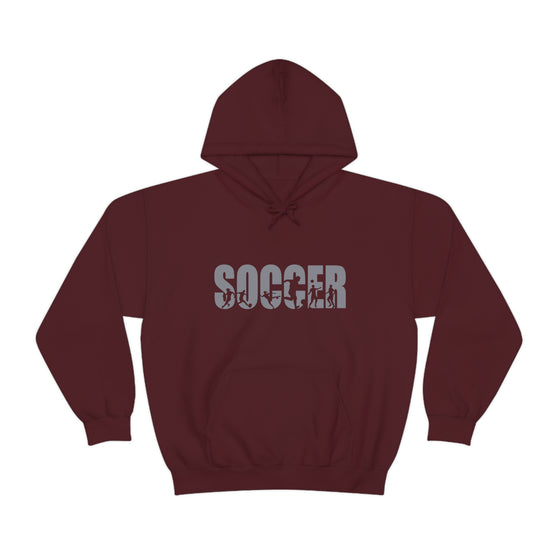 Chill Stitch – Soccer Sport - Unisex Hooded Hoodie Sweatshirt – Embrace Your Vibe