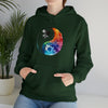 Yoga Hoodie | Yin Yang Sign V1 Watercolor | Unisex Hooded Hoodie Sweatshirt