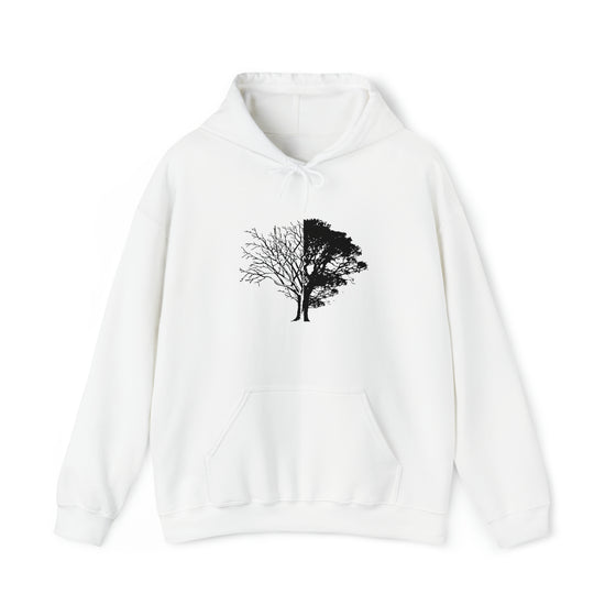 Tree Life Sweatshirt | Life And Death Tree | Abstract Unisex Hooded Hoodie Sweatshirt