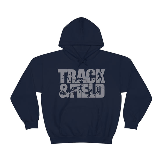 Chill Stitch – Track & Field Sport - Unisex Hooded Hoodie Sweatshirt – Embrace Your Vibe