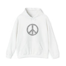  Hippie Sweatshirt | War Peace Symbol Machine| Abstract Unisex Hooded Hoodie Sweatshirt