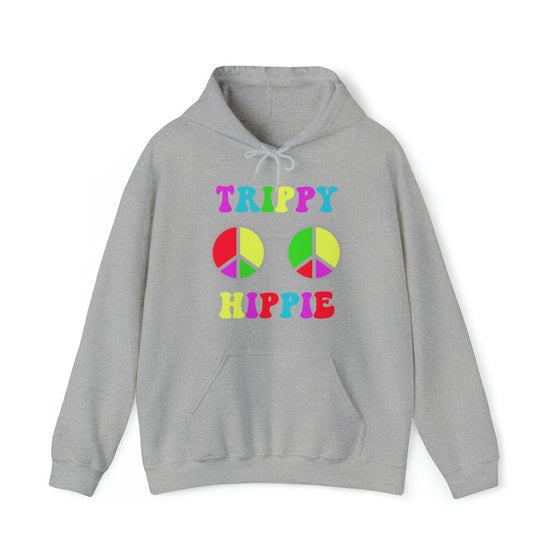 Hippie Sweatshirt | Trippy Hippie Sunglasses | Unisex Hooded Hoodie Sweatshirt