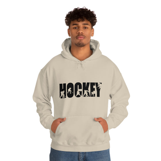Chill Stitch – Hockey Sport - Unisex Hooded Hoodie Sweatshirt – Embrace Your Vibe