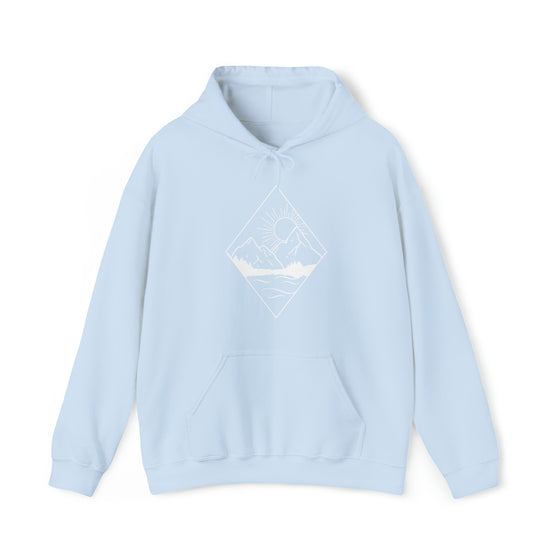 Diamond Lake Mountains Sweatshirt | Unisex Hooded Hoodie Sweatshirt