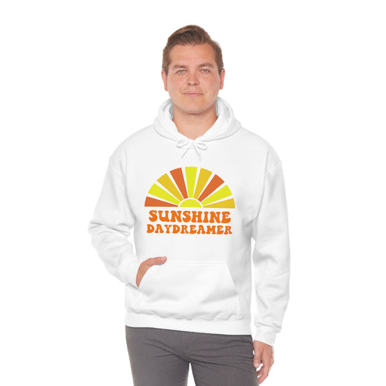 Chill Stitch – Sunshine Day Dreamer - Unisex Hooded Hoodie Sweatshirt – Embrace Your Vibe