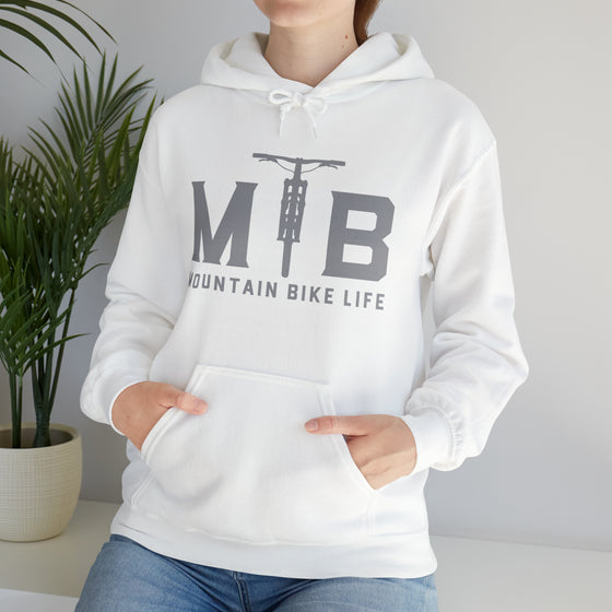 Bike Sweatshirt | MTB Mountain Bike Life Biking | Unisex Hooded Hoodie Sweatshirt | Embrace Your Vibe