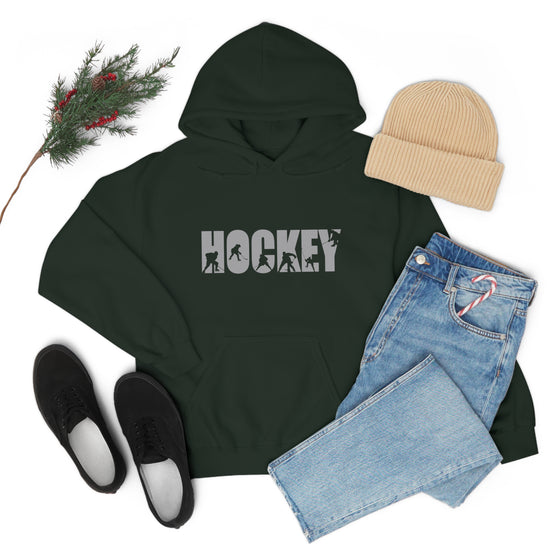 Chill Stitch – Hockey Sport - Unisex Hooded Hoodie Sweatshirt – Embrace Your Vibe