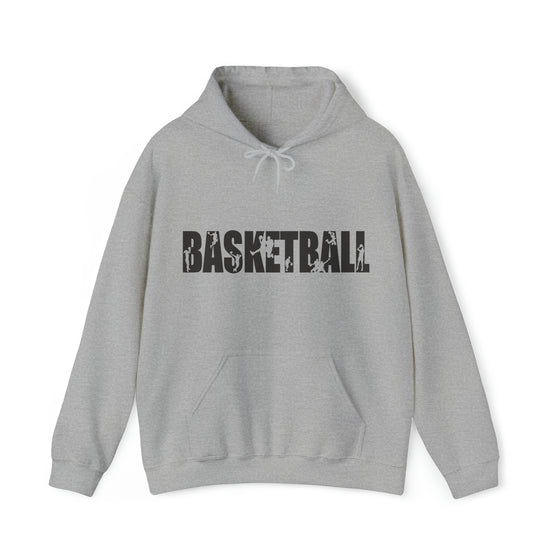 Basketball B-Ball Silhouette Sport | Unisex Hooded Hoodie Sweatshirt | Embrace Your Vibe