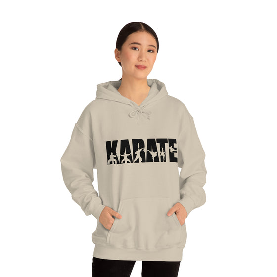 Chill Stitch – Karate Sport - Unisex Hooded Hoodie Sweatshirt – Embrace Your Vibe