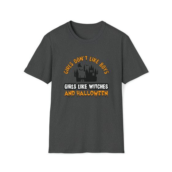 Halloween Shirt | Girls Like Witches | Unisex Soft Style Tee T-Shirt