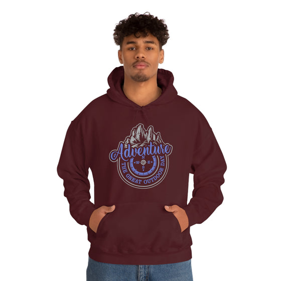 Adventure The Great Outdoors | Unisex Hooded Hoodie Sweatshirt | Embrace Your Vibe