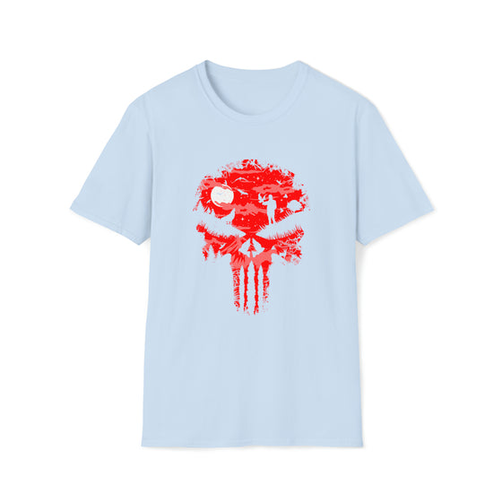 Abstract Shirt | Stand Bleed Mask Halloween | Abstract Unisex Soft Style Tee T-Shirt