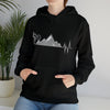 Bike Sweatshirt | MTB Mountain Heartbeat Bike Mountain Biking | Unisex Hooded Hoodie Sweatshirt