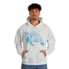 Floral Mandala Sea Turtle Sweatshirt | Unisex Hooded Hoodie Sweatshirt