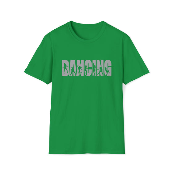 Dancing Cheer Team T-shirt | Sporting Name Athlete Silhouettes | Unisex Soft Style T-Shirt