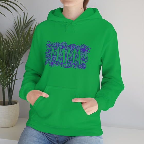 Flower Lattice Mama Sweatshirt | Unisex Hooded Hoodie Sweatshirt