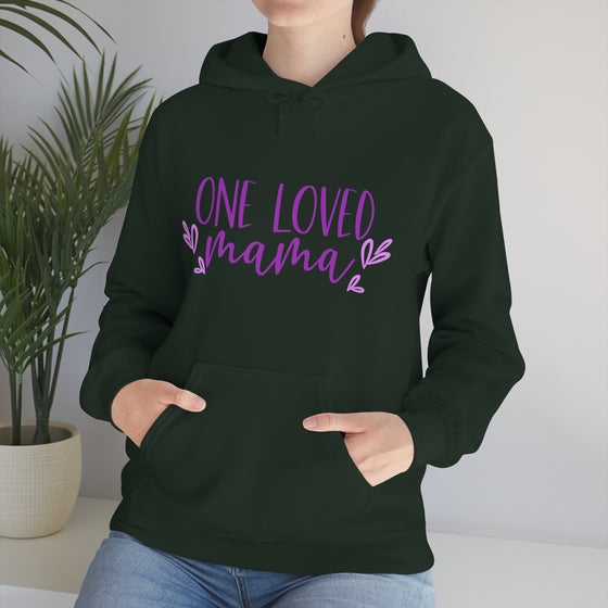 Chill Stitch – One Loved Mamma - Unisex Hooded Hoodie Sweatshirt – Embrace Your Vibe