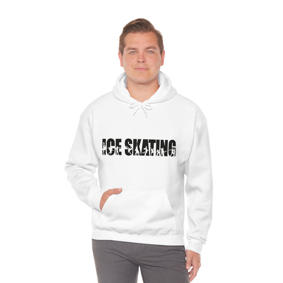 Chill Stitch – Ice Skating Sport - Unisex Hooded Hoodie Sweatshirt – Embrace Your Vibe