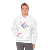 Chill Stitch – Peace Sign Color Splat - Unisex Hooded Hoodie Sweatshirt – Embrace Your Vibe