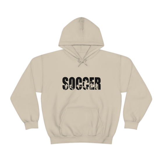 Chill Stitch – Soccer Sport - Unisex Hooded Hoodie Sweatshirt – Embrace Your Vibe