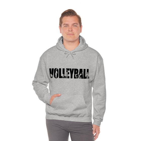 Chill Stitch – Volleyball Sport - Unisex Hooded Hoodie Sweatshirt – Embrace Your Vibe