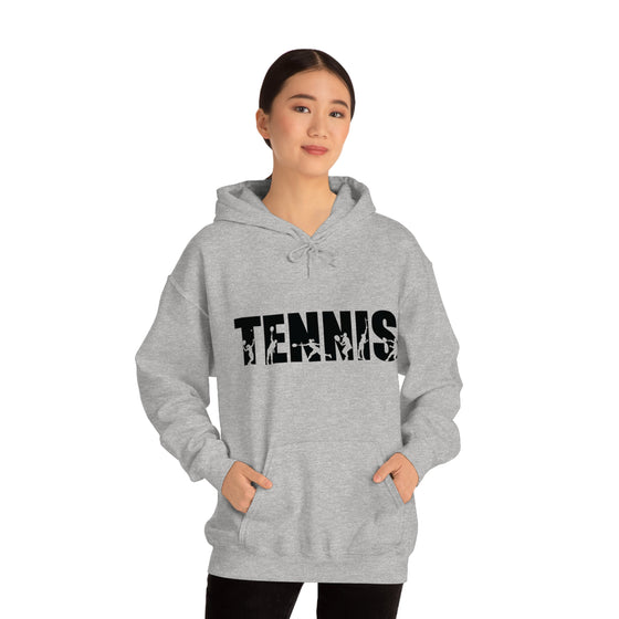 Chill Stitch – Tennis Sport - Unisex Hooded Hoodie Sweatshirt – Embrace Your Vibe