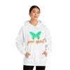 Chill Stitch – Free Spirit Butterfly - Unisex Hooded Hoodie Sweatshirt – Embrace Your Vibe