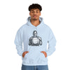 Michael Jordan Basketball | Unisex Hooded Hoodie Sweatshirt  | Calligram Word Design