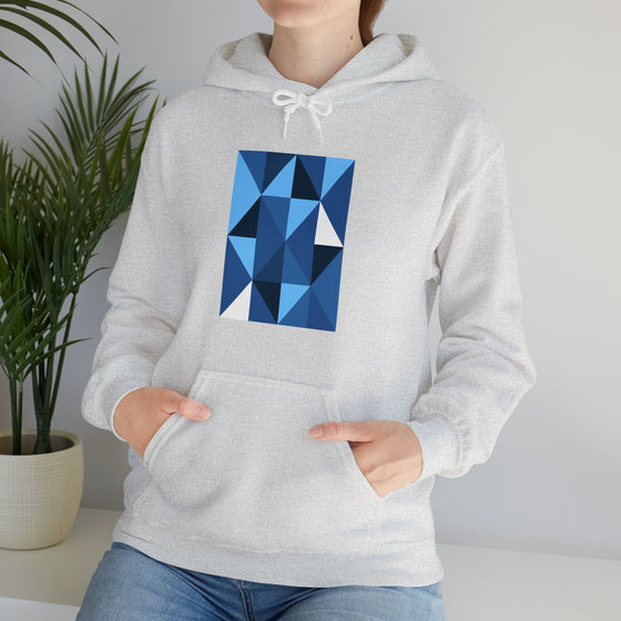 Abstract Shapes V21Geometric Diamonds | Abstract | Minimalist | Modern | Unisex Hooded Hoodie Sweatshirt | Embrace Your Vibe