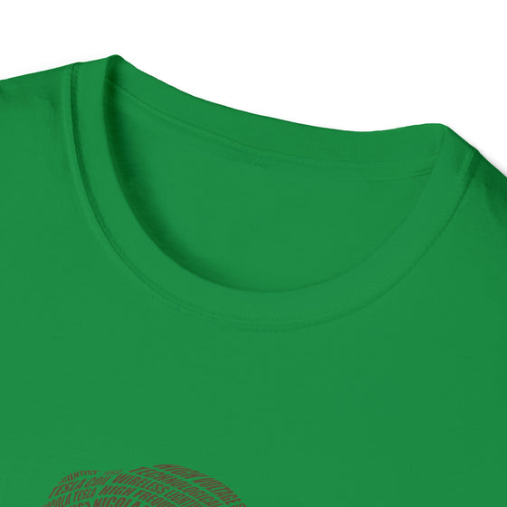 Nikola Tesla Science | Unisex Soft Style Tee T-Shirt  | Calligram Word Design