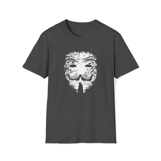 Abstract Shirt | Nature The Mask Fishing | Abstract Unisex Soft Style Tee T-Shirt