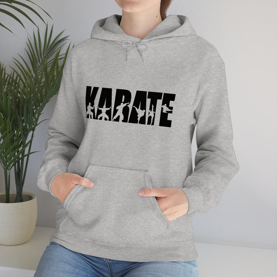 Chill Stitch – Karate Sport - Unisex Hooded Hoodie Sweatshirt – Embrace Your Vibe