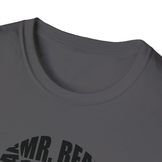 Mr Bean Comedian | Unisex Soft Style Tee T-Shirt  | Calligram Word Design