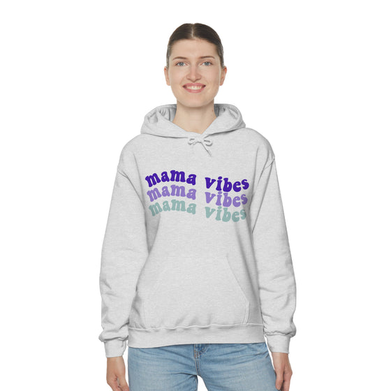 Chill Stitch – Mama Wave Vibes - Unisex Hooded Hoodie Sweatshirt – Embrace Your Vibe