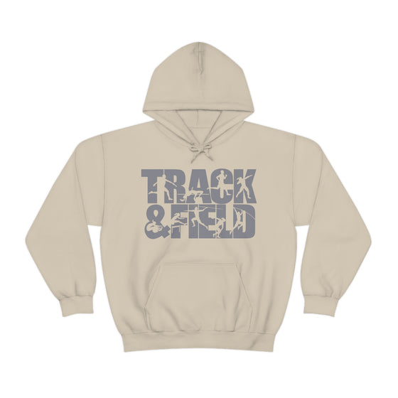 Chill Stitch – Track & Field Sport - Unisex Hooded Hoodie Sweatshirt – Embrace Your Vibe