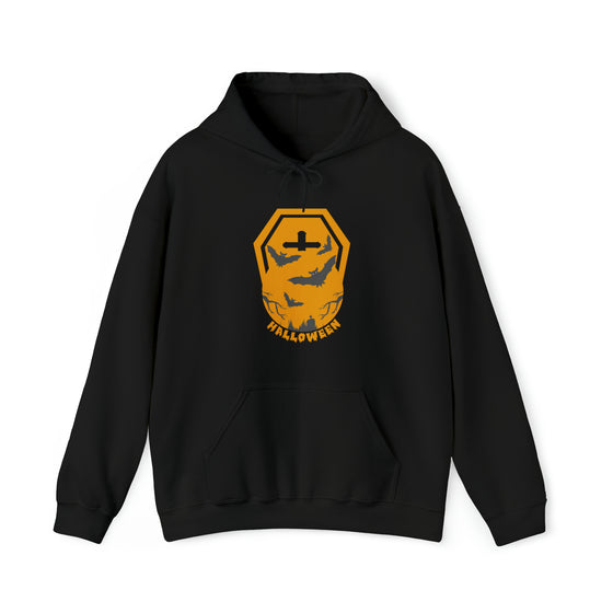 Halloween Sweatshirt | Moon Bats | Unisex Hooded Hoodie Sweatshirt