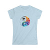 Yoga Shirt | Watercolor Yin Yang Symbol V2 | T-Shirt Women's Soft style Tee