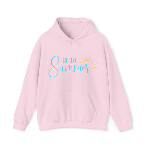 Summer Hoodie | Hello Summer | Unisex Hooded Hoodie Sweatshirt