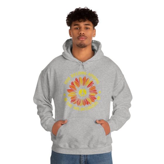 Among Wildflowers | Unisex Hooded Sweatshirt | Embrace Your Vibe