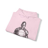 Michael Jordan Basketball | Unisex Hooded Hoodie Sweatshirt  | Calligram Word Design