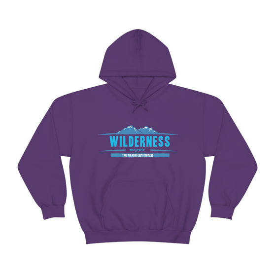 Chill Stitch – Wilderness Road Less Traveled - Unisex Hooded Hoodie Sweatshirt – Embrace Your Vibe
